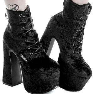 Killstar Velvet Platforms
